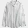 Oversize-Hemd aus Leinenmischung Oversize-Hemd aus Leinenmischung