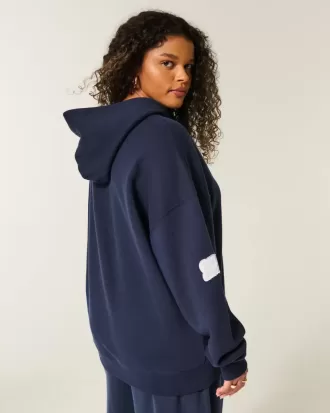 Oversize-Hoodie mit Bear Lake-Grafik