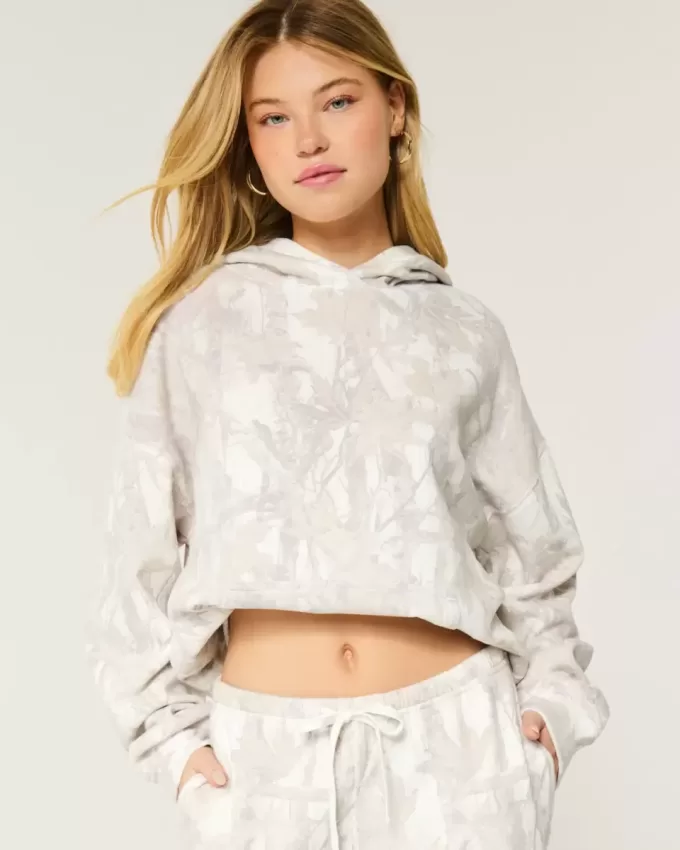 Oversize-Hoodie mit Camouflage-Muster Oversize-Hoodie mit Camouflage-Muster