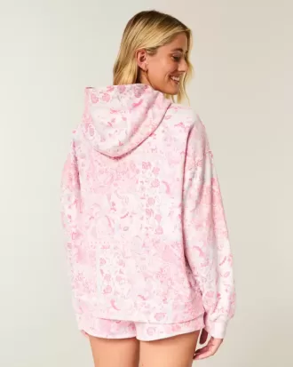 Oversize-Hoodie mit Muster Oversize-Hoodie mit Muster
