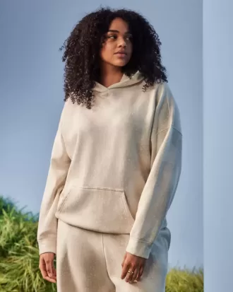 Oversize-Hoodie mit Reh-Print