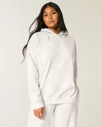 Oversize-Hoodie mit Reh-Print