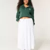 Oversize-Pullover mit NYC-Grafik und halbem Reißverschluss Oversize-Pullover mit NYC-Grafik und halbem Reißverschluss