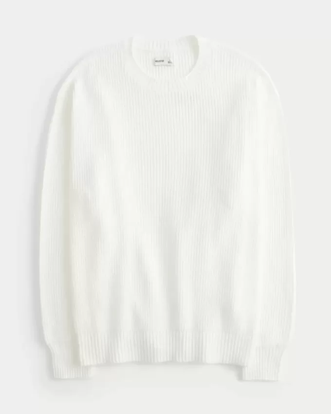 Oversize-Pullover mit Rundhalsausschnitt Oversize-Pullover mit Rundhalsausschnitt