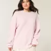 Oversize-Pullover mit Rundhalsausschnitt Oversize-Pullover mit Rundhalsausschnitt