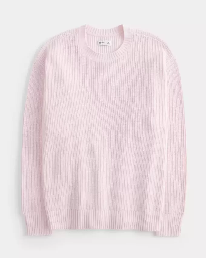Oversize-Pullover mit Rundhalsausschnitt Oversize-Pullover mit Rundhalsausschnitt