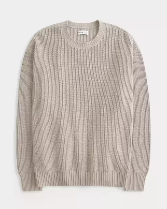 Oversize-Pullover mit Rundhalsausschnitt Oversize-Pullover mit Rundhalsausschnitt