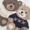 Oversize-Pullover mit Rundhalsausschnitt und Teddybär-Grafik Oversize-Pullover mit Rundhalsausschnitt und Teddybär-Grafik