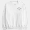 Oversize-Sweatshirt mit Rundhalsausschnitt und Grafik für den Abschlussjahrgang 2025 Oversize-Sweatshirt mit Rundhalsausschnitt und Grafik für den Abschlussjahrgang 2025