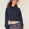 Oversize-Sweatshirt mit Stehkragen Oversize-Sweatshirt mit Stehkragen