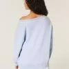 Oversize-Sweatshirt mit V-Ausschnitt und Zahlengrafik Oversize-Sweatshirt mit V-Ausschnitt und Zahlengrafik
