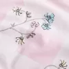 Oversize-T-Shirt mit schulterfreiem College-Blumenmuster Oversize-T-Shirt mit schulterfreiem College-Blumenmuster