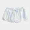 Oxford-Shorts aus Baumwolle mit Bindeband Oxford-Shorts aus Baumwolle mit Bindeband