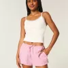 Oxford-Shorts aus Baumwolle mit Bindeband Oxford-Shorts aus Baumwolle mit Bindeband