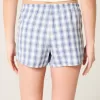 Oxford-Shorts aus Baumwolle mit Bindeband Oxford-Shorts aus Baumwolle mit Bindeband