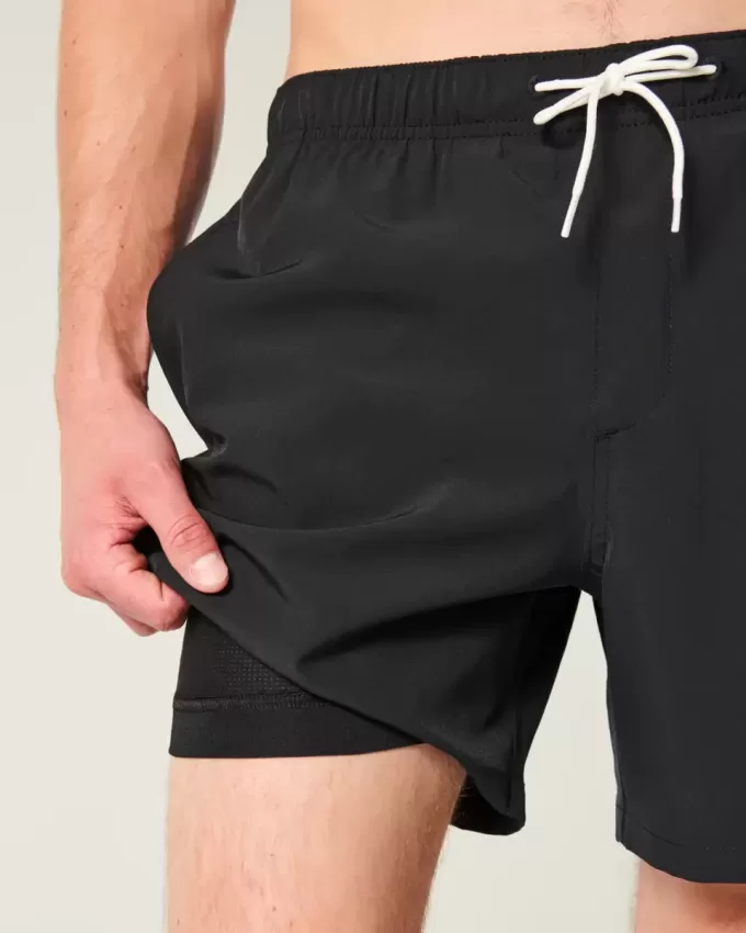 Puerto Viejo Grafik Volley Badehose bis zur Mitte des Oberschenkels Puerto Viejo Grafik Volley Badehose bis zur Mitte des Oberschenkels