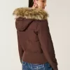 Puffer-Bomberjacke mit Kunstpelzbesatz Puffer-Bomberjacke mit Kunstpelzbesatz