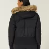 Puffer-Bomberjacke mit Kunstpelzbesatz Puffer-Bomberjacke mit Kunstpelzbesatz