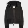 Puffer-Bomberjacke mit Kunstpelzbesatz Puffer-Bomberjacke mit Kunstpelzbesatz