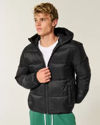 Pufferjacke mit Kapuze