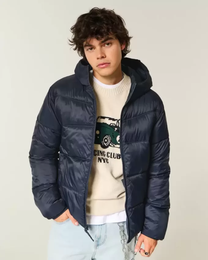 Pufferjacke mit Kapuze Pufferjacke mit Kapuze