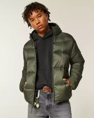 Pufferjacke mit Kapuze