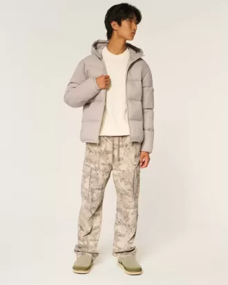 Pufferjacke mit Kapuze