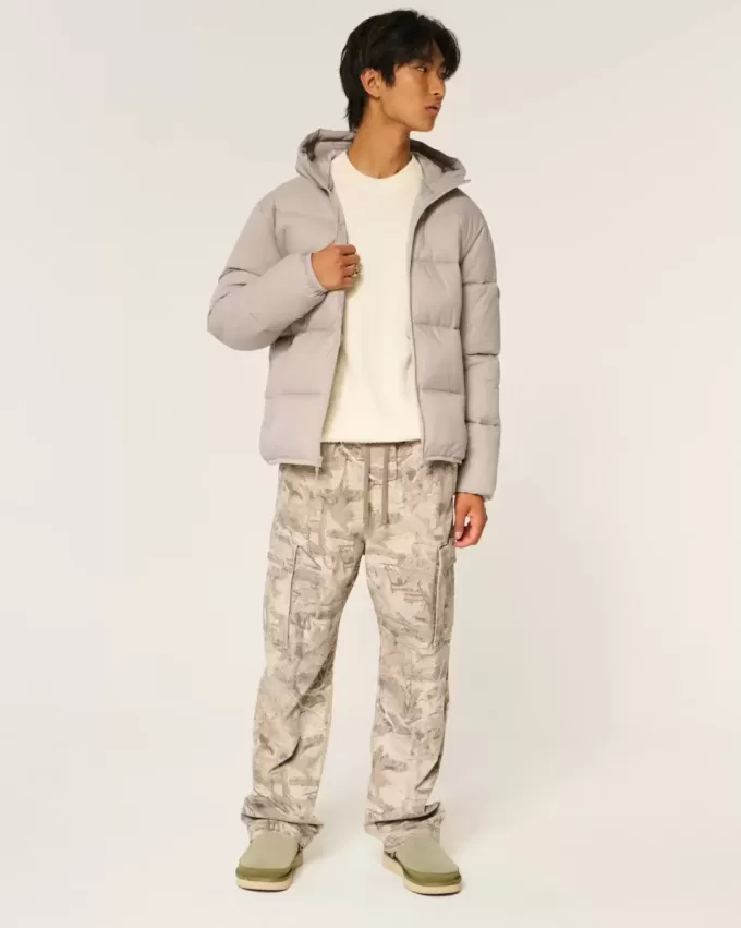 Pufferjacke mit Kapuze Pufferjacke mit Kapuze