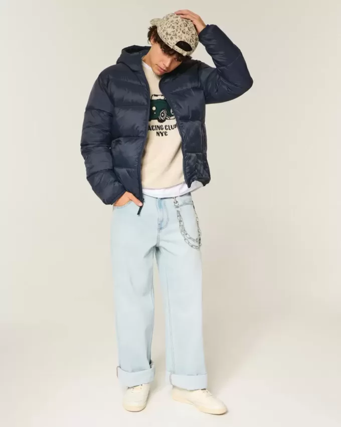Pufferjacke mit Kapuze Pufferjacke mit Kapuze