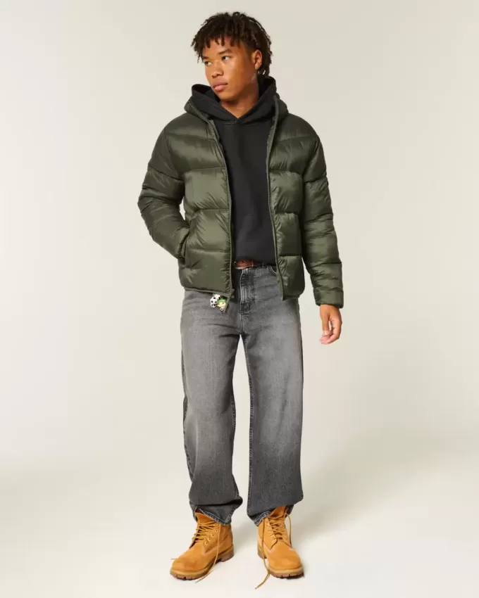 Pufferjacke mit Kapuze Pufferjacke mit Kapuze