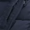 Pufferjacke mit Kapuze und Motorsport-Grafik Pufferjacke mit Kapuze und Motorsport-Grafik