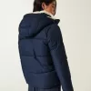 Pufferjacke mit Kunstpelzfutter Pufferjacke mit Kunstpelzfutter