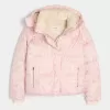 Pufferjacke mit Kunstpelzfutter Pufferjacke mit Kunstpelzfutter