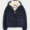 Pufferjacke mit Kunstpelzfutter Pufferjacke mit Kunstpelzfutter