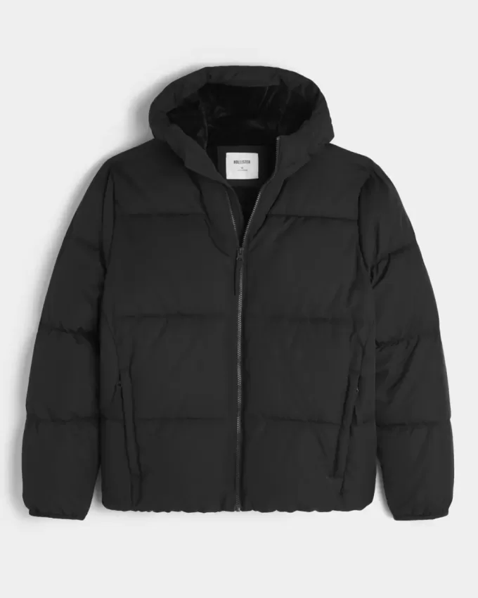 Pufferjacke mit Kunstpelzfutter Pufferjacke mit Kunstpelzfutter