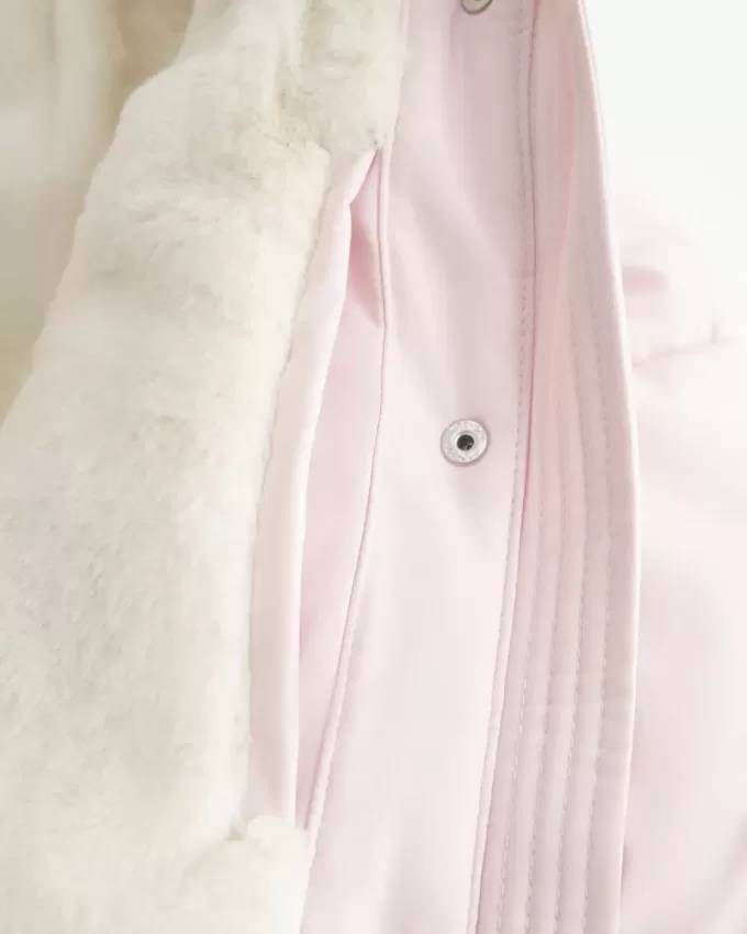 Pufferjacke mit Kunstpelzfutter Pufferjacke mit Kunstpelzfutter