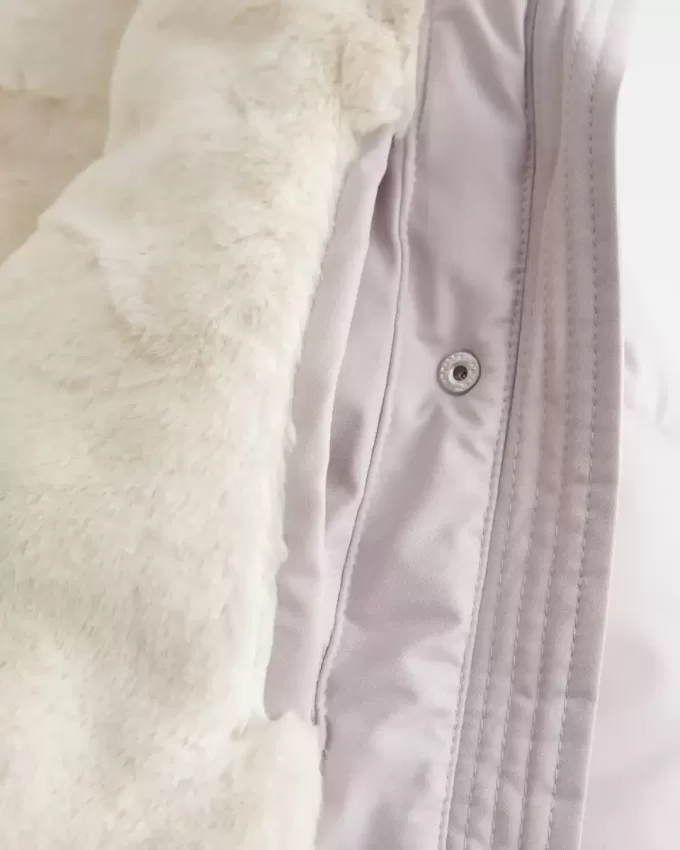 Pufferjacke mit Kunstpelzfutter Pufferjacke mit Kunstpelzfutter