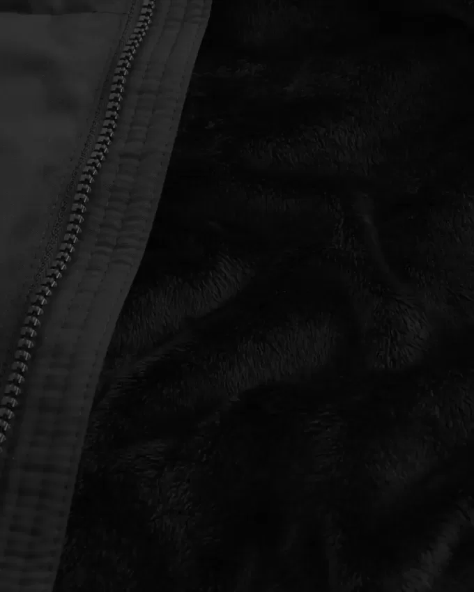 Pufferjacke mit Kunstpelzfutter Pufferjacke mit Kunstpelzfutter