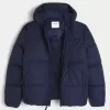 Pufferjacke mit Kunstpelzfutter Pufferjacke mit Kunstpelzfutter