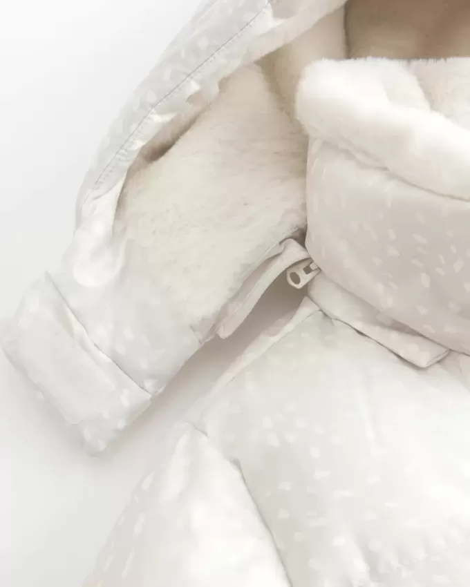 Pufferjacke mit Kunstpelzfutter Pufferjacke mit Kunstpelzfutter