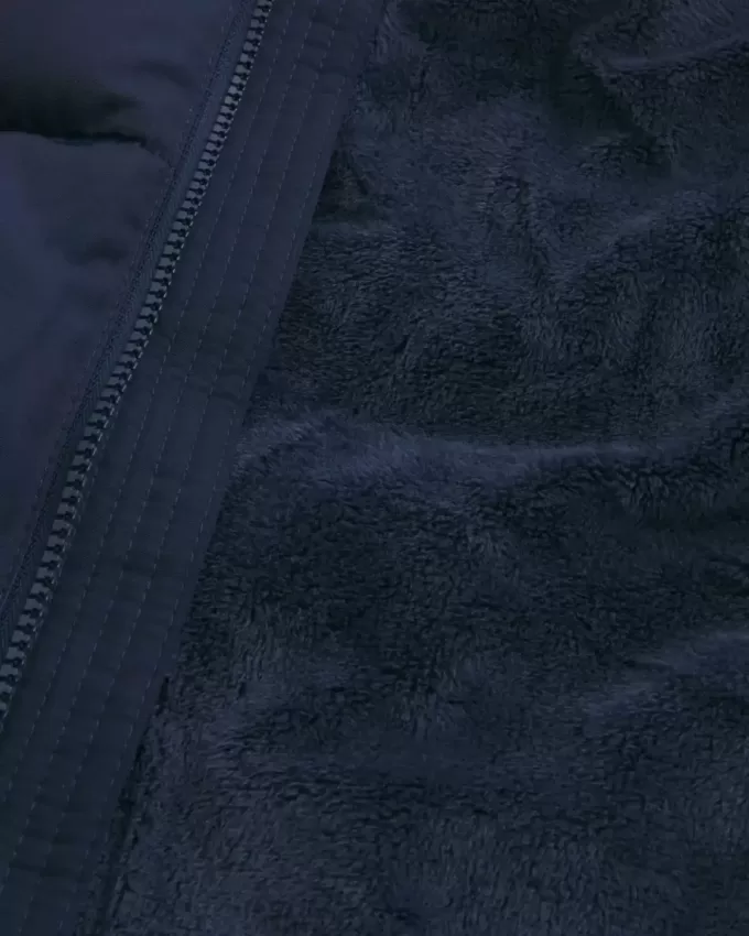Pufferjacke mit Kunstpelzfutter Pufferjacke mit Kunstpelzfutter