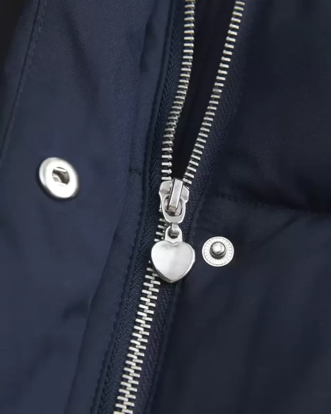 Pufferjacke mit Kunstpelzfutter Pufferjacke mit Kunstpelzfutter
