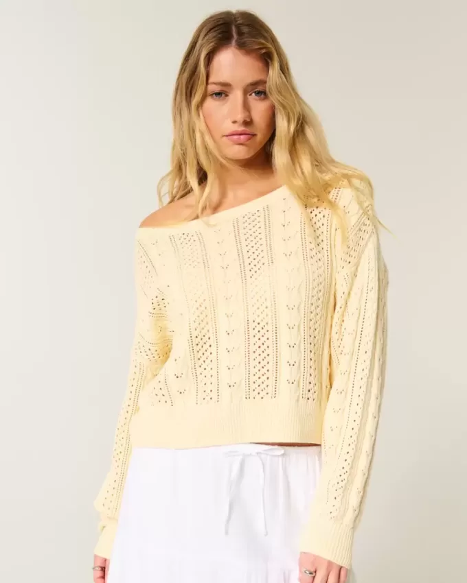 Pullover mit Zopfmuster Pullover mit Zopfmuster