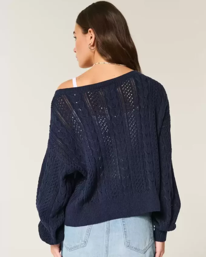 Pullover mit Zopfmuster Pullover mit Zopfmuster