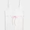 Pullover-Tanktop mit Bindeband vorne Pullover-Tanktop mit Bindeband vorne