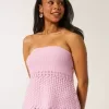 Pullover-Tube-Top im Häkelstil Pullover-Tube-Top im Häkelstil