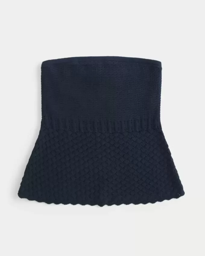 Pullover-Tube-Top im Häkelstil Pullover-Tube-Top im Häkelstil