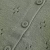 Rundhals-Cardigan mit Ösen Rundhals-Cardigan mit Ösen
