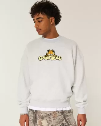 Rundhals-Sweatshirt mit Garfield-Grafik