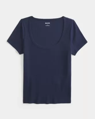 Rundhals-T-Shirt